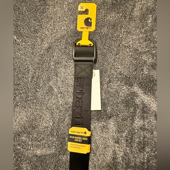 Carhartt Nylon Webbing Ladder Lock Belt, Low Profile Buckle Heavy Duty, XL 42-44 - Picture 2 of 4
